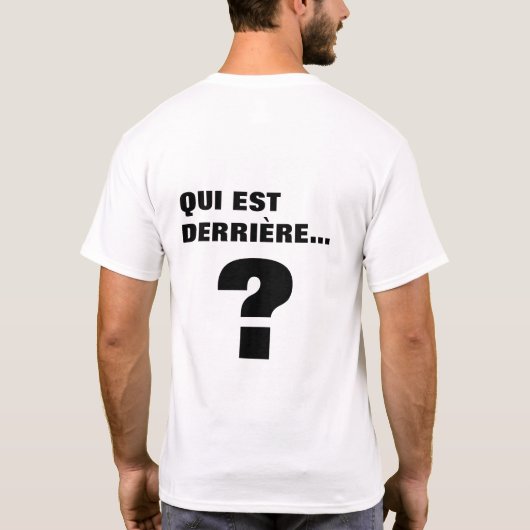 Karikatur de MACRON - Wahlen Frankreich 2017 - M T T-Shirt (Rückseite)