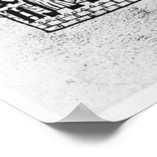 Karikatur der englischen Juden aus einer Haggada Poster (Ecke)