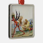 Karikatur der englischen Regierung, 1793 Silbernes Ornament (Rechts)