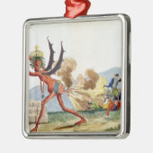 Karikatur der englischen Regierung, 1793 Silbernes Ornament (Links)