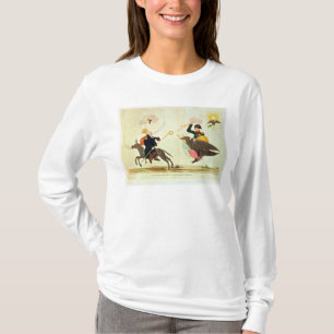 Karikatur der 'hundert Tage T-Shirt