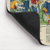 Karikatur des Dämons Geldes, 1860 Mousepad (Ecke)