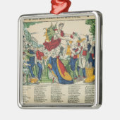 Karikatur des Dämons Geldes, 1860 Silbernes Ornament (Links)