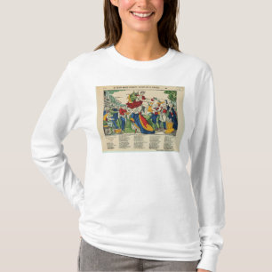 Karikatur des Dämons Geldes, 1860 T-Shirt