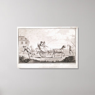 Karikatur des Nouveaux Reichtums, c.1795 Leinwanddruck