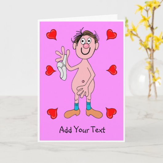 Karikatur eines Cartoon Karte (Gelbe Blume)