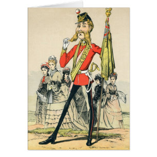 Karikatur eines viktorianischen britischen