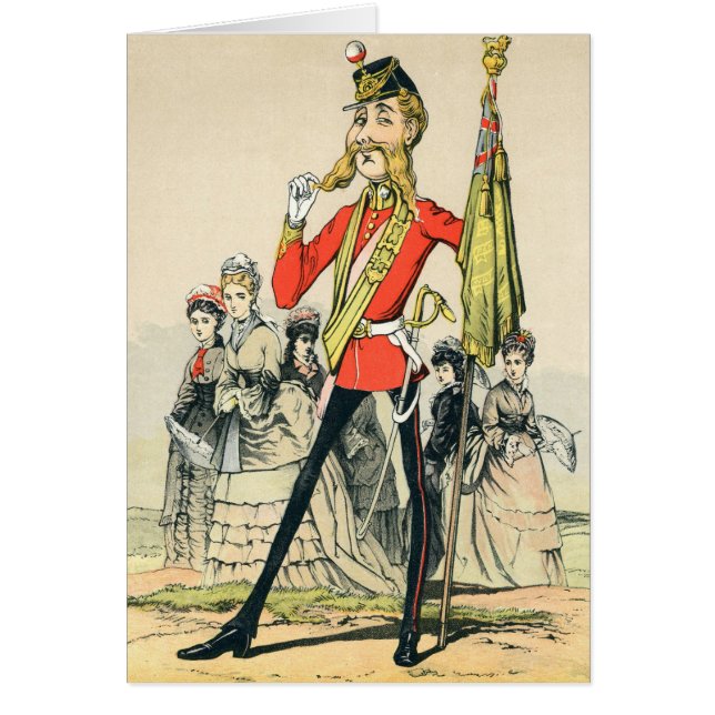 Karikatur eines viktorianischen britischen (Vorne)