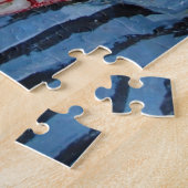 Karikatur eines Zugführers in Virginia. Puzzle (Seite)