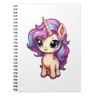 Karikatur Einhorn Illustration Notizblock