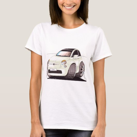 Karikatur Fiat 500 tuningsArt und Weise! T-Shirt (Vorderseite)