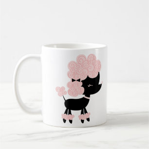 Karikatur Französischer Pudel Kaffeetasse