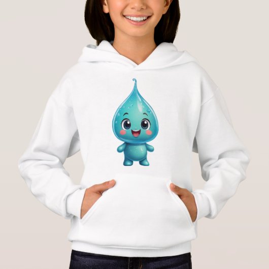 Karikatur für das süße Wasser - Niedlich Hoodie (Vorderseite)
