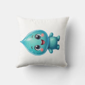 Karikatur für das süße Wasser - Niedlich Kissen (Rückseite)