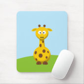 Karikatur-Giraffe Mousepad (Mit Mouse)