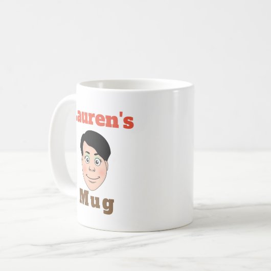 Karikatur Kaffeetasse (Vorderseite Links)