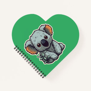 KARIKATUR KOALA BÄR NOTIZBLOCK
