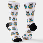 Karikatur Koala Socken (Gewinkelt)