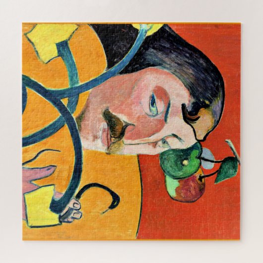 Karikatur, Kunstmalerei von Paul Gauguin Puzzle (Horizontal)