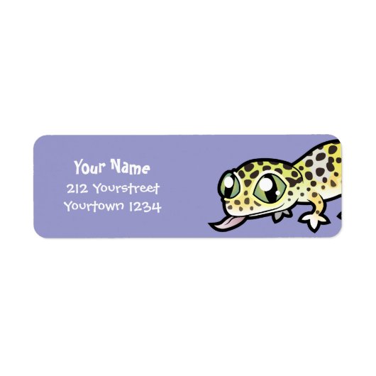 Karikatur Leopardgecko (Vorne)