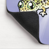 Karikatur Leopardgecko Mousepad (Ecke)