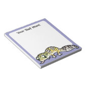 Karikatur Leopardgecko Notizblock (angewinkelt)