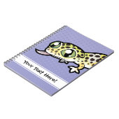 Karikatur Leopardgecko Notizblock (Linke Seite)