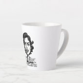 Karikatur mit „Zum Glück…“-Zitat Milchtasse (Rechte Ecke)