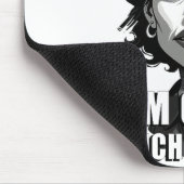 Karikatur mit „Zum Glück…“-Zitat Mousepad (Ecke)