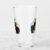 Karikatur-Monstertruck Glas (Links)