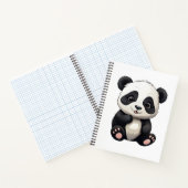 Karikatur-Panda-Illustration Notizblock (Innenseite)