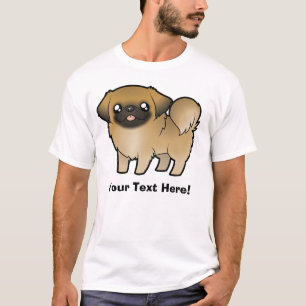 Karikatur Pekingese (Welpen-Schnitt) T-Shirt
