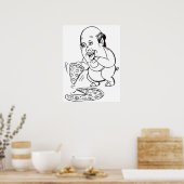 Karikatur Poster (Küche)