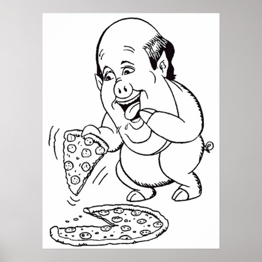 Karikatur Poster (Vorne)