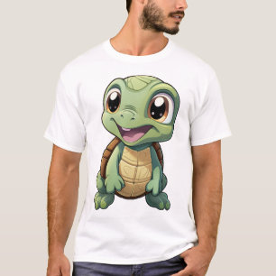 Karikatur-Schildkröten-Illustration Kopie Kopie Ko T-Shirt