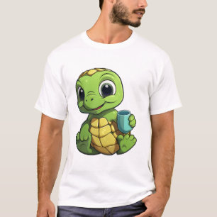 Karikatur-Schildkröten-Illustration Kopie Kopie Ko T-Shirt