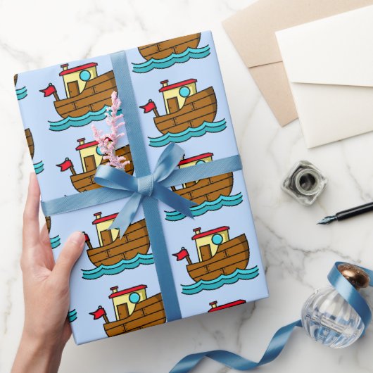 Karikatur-Schlepper Geschenkpapier (Schenken)