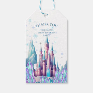 Karikatur-Schloss Frozen Kingdom 1. Geburtstag Geschenkanhänger