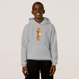 Karikatur-Seepferdchen 3D – Glänzend & Cute Hoodie