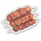 Karikatur-Spieße Aufkleber (Vorderseite)