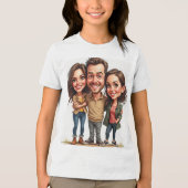Karikatur-T - Shirt (Vorderseite)