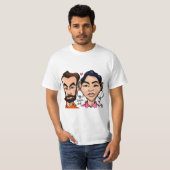 Karikatur-T - Shirt (Vorne ganz)