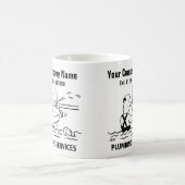 Karikatur-Tasse für Klempnerdienste Kaffeetasse (Mittel)