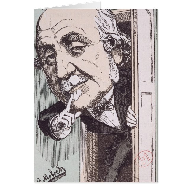 Karikatur von Albert, Duc de Broglie (Vorne)