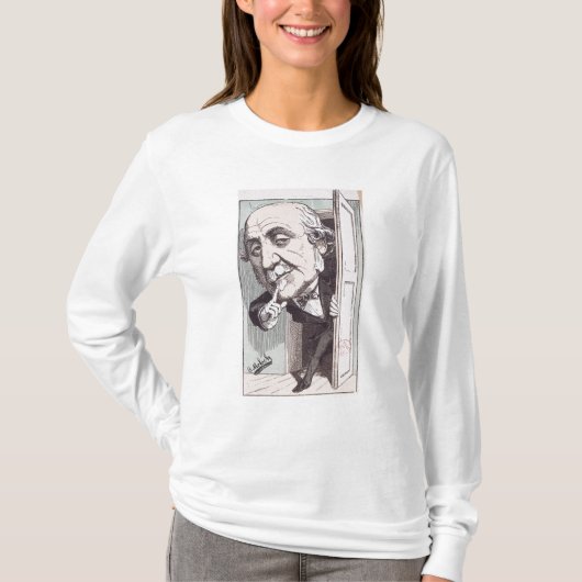 Karikatur von Albert, Duc de Broglie T-Shirt (Vorderseite)