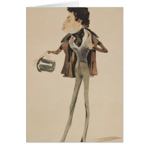 Karikatur von Alexander Dumas Pere