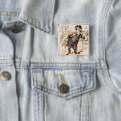 Karikatur von Chester Alan Arthur, c.1883 Button (Beispiel)