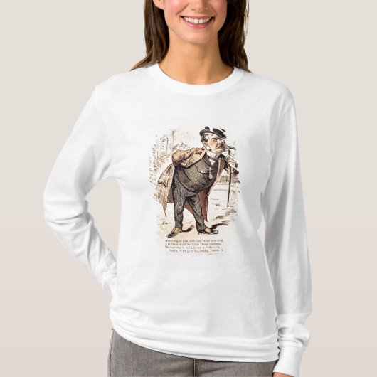 Karikatur von Chester Alan Arthur, c.1883 T-Shirt (Vorderseite)