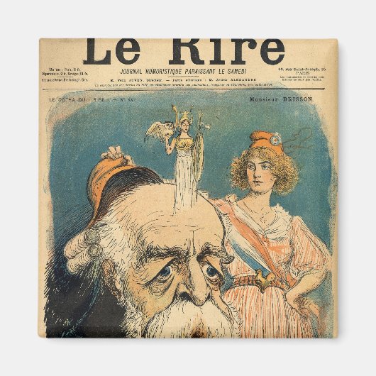 Karikatur von Henri Brisson, Magnet (Vorne)