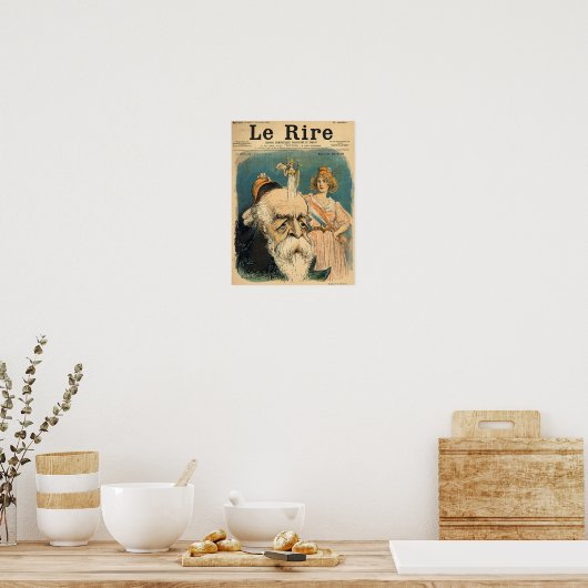 Karikatur von Henri Brisson, Poster (Küche)